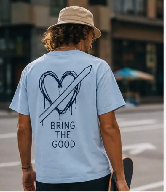 Bring the Good tee out on the street